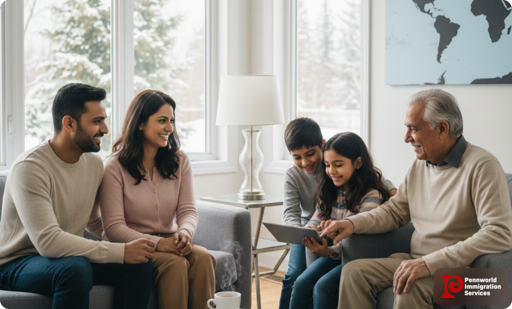 grandchild in canada)